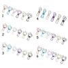 6 Pcs/Set Retro Metal Fish Clip Hollowed Out Design Binder Clip Hand Book Small Book Folder Creative Stationery Office Clip
