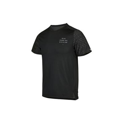 Dri-Fit Rise 365 Run Division Quick-Drying Sports Crew Neck Short Sleeve T-Shirt Men Tops Black DD4852-010