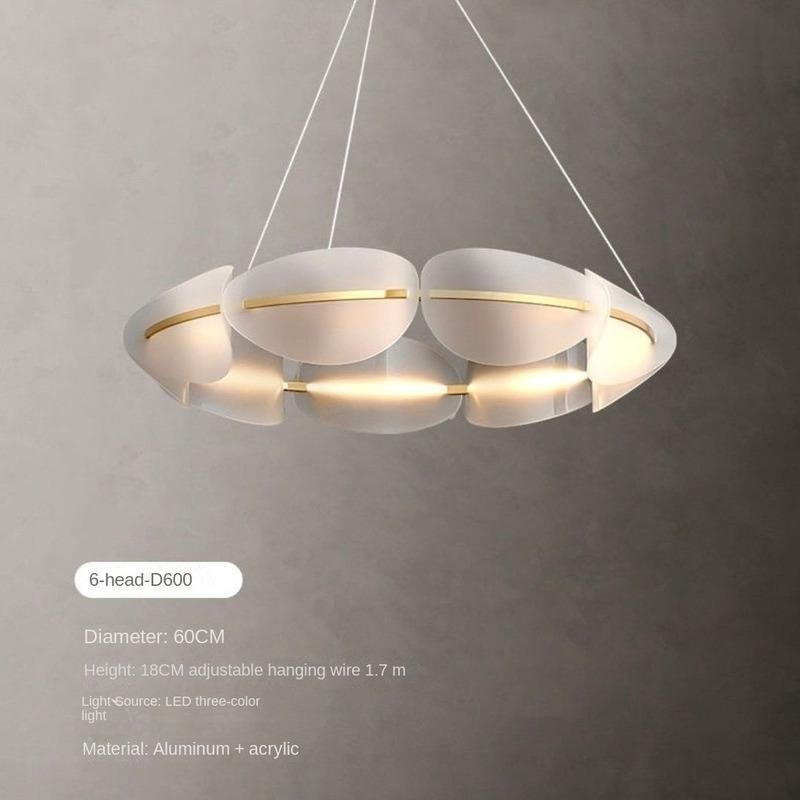 Moderne minimalistische woonkamerkroonluchter Creatieve bloemblaadjelamp Slaapkamerlicht Luxe lampen