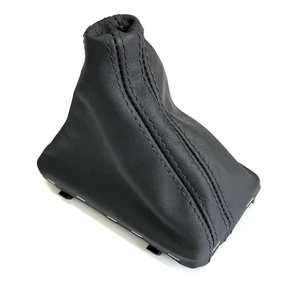 Leather Gear Shift Knob Gaitor Boot Cover for For A4 B8 A5 Q5 Enhances Comfort and Interior Style Easy Tallation