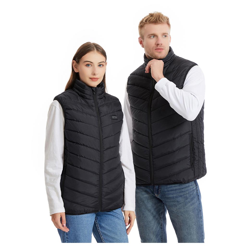 Men's And Women's Fashion Casual Warm Heated Solid Jacket Vests