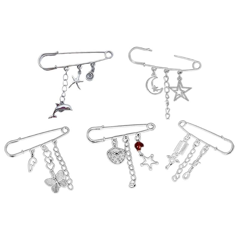 Fashion Pendant Brooch Alloy Material Suitable for Daily Wear Parties and Dates