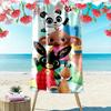 Bing Cartoon Print Beach Towel, Large Soft Quick Dry Towel for Beach Camping Swimming