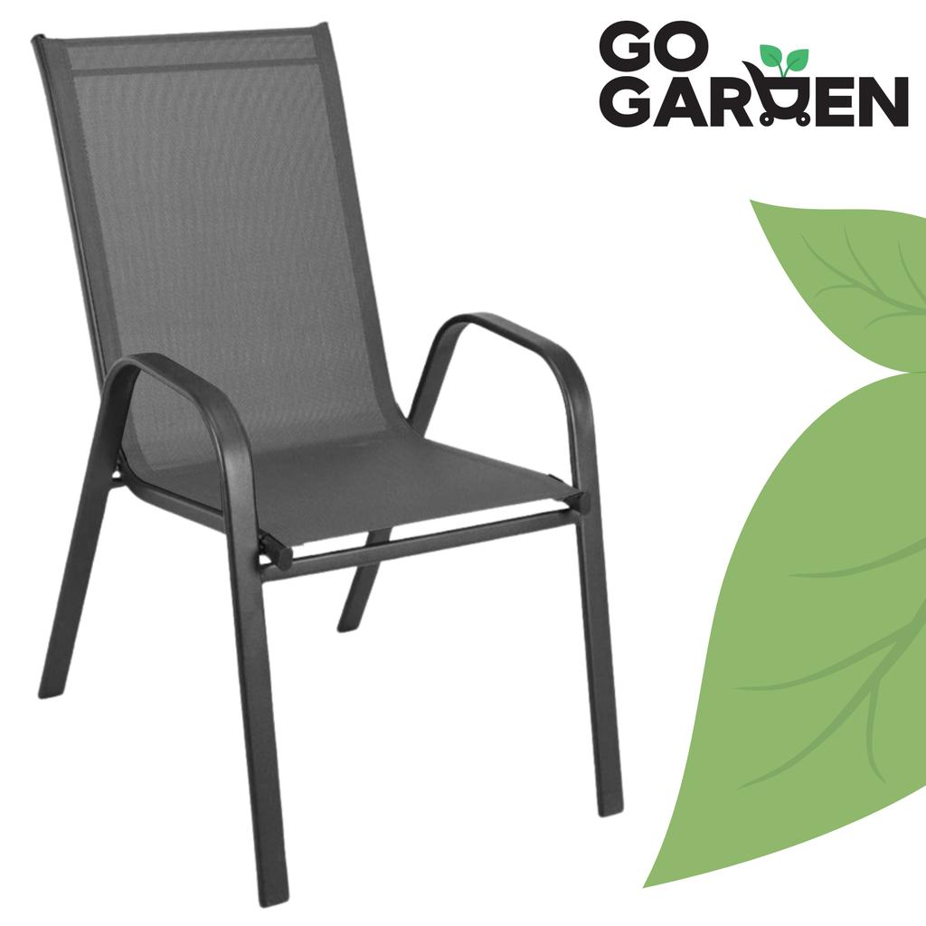 Garden furniture set, metal, 2x chair, sofa, table, terrace, balcony, GoGarden