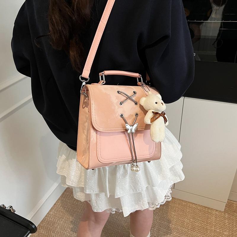 Commuter Backpack Women's New Shoulder High Sense Popular Fashion Versatile Schoolbag College Student Handbag