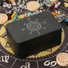 Multipurpose Tarot Cards Storage Box Iron Tarot Card Storage Case Astrologys Trinkets Box Portable Card Container