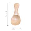 1Pc Short Handle Small Wooden Spoons Tea Honey Coffee Kitchen Spice Condiment Salt Sugar Durable Mini Baby Spoon Accessories