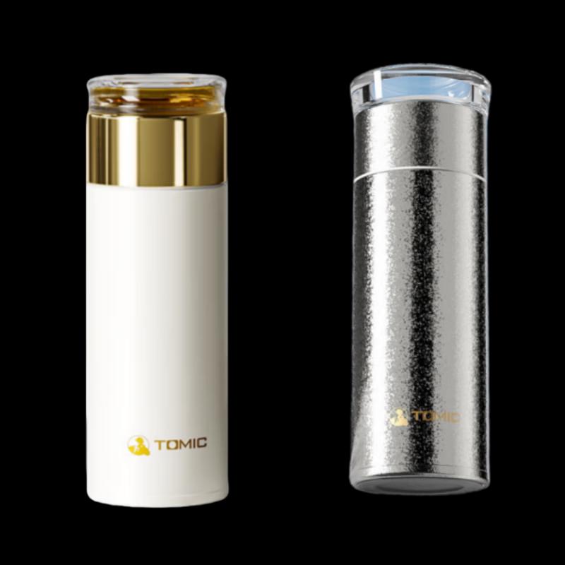 TOMIC Pure Titanium Insulated Tea Infuser Bottle