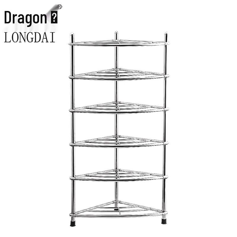 Longdai Stainless Steel Bathroom Storage Rack