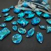 Red Resin Shiny Glass Rhinestone Stickers: Mixed Style Sewing Accents for Dancewear