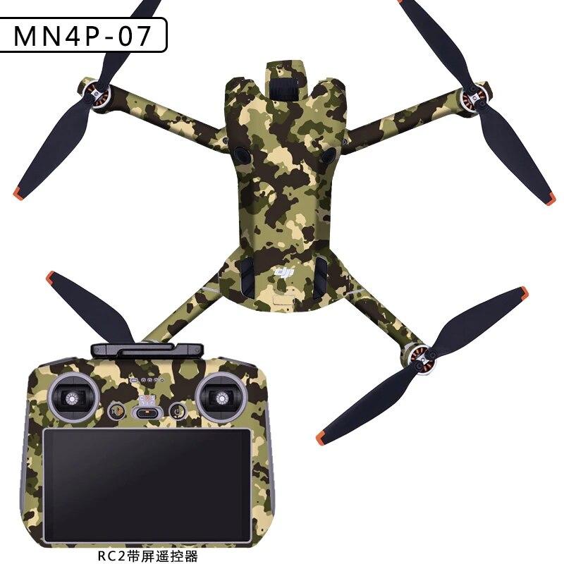 

ПВХ наклейка для дронів DJI MINI 4 PRO Захисна плівка Водонепроникні наклейки дистанційного керування Шкіра для покриття поверхні для аксесуарів DJI RC 2/RC N2 07-RC2