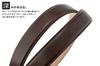 CYPRIS 0975 Egret Leather Belt (Authorized Retailer) (Chocolate)