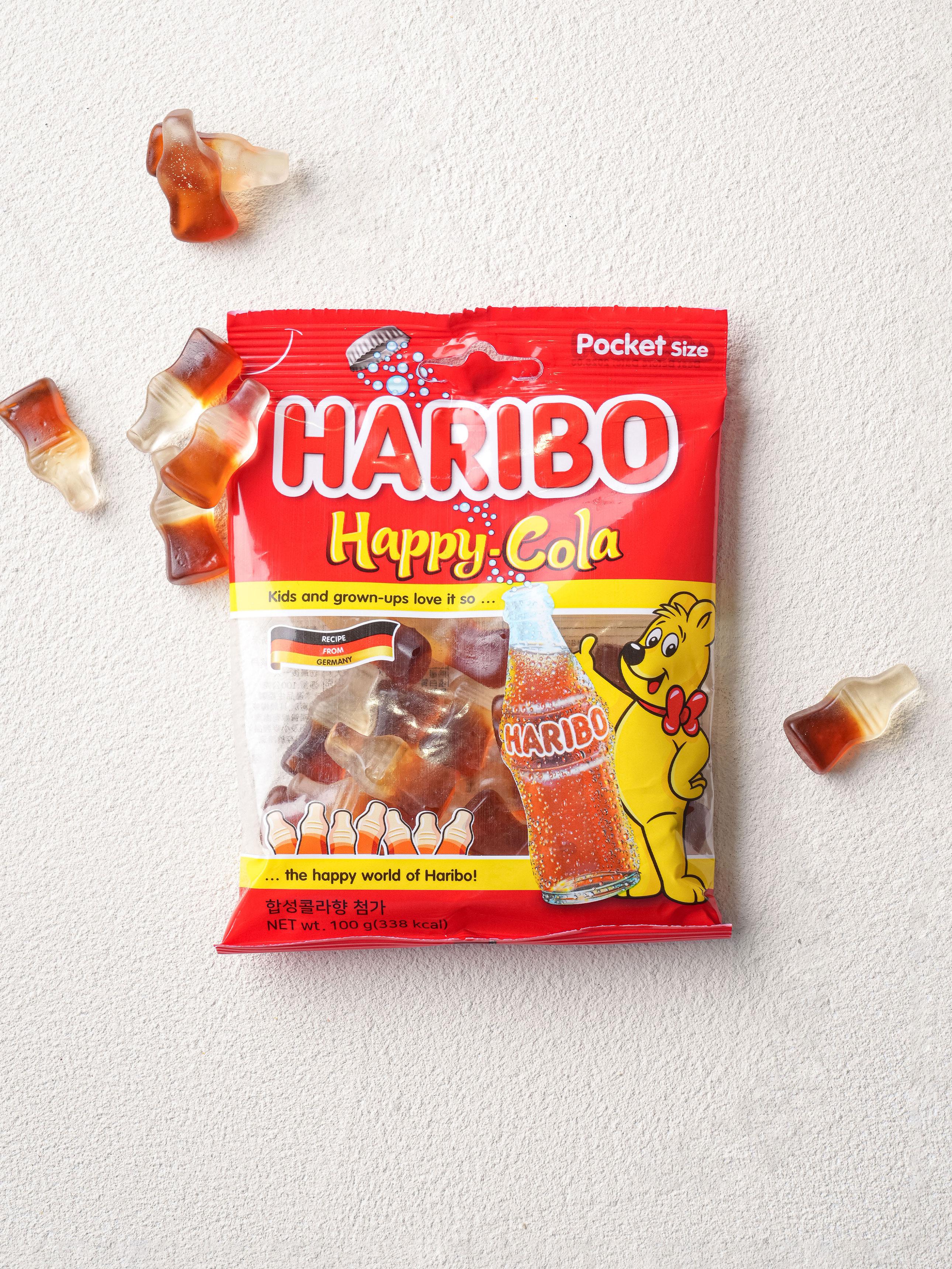 Haribo Happy Cola Gummy Candy 100g 1ea