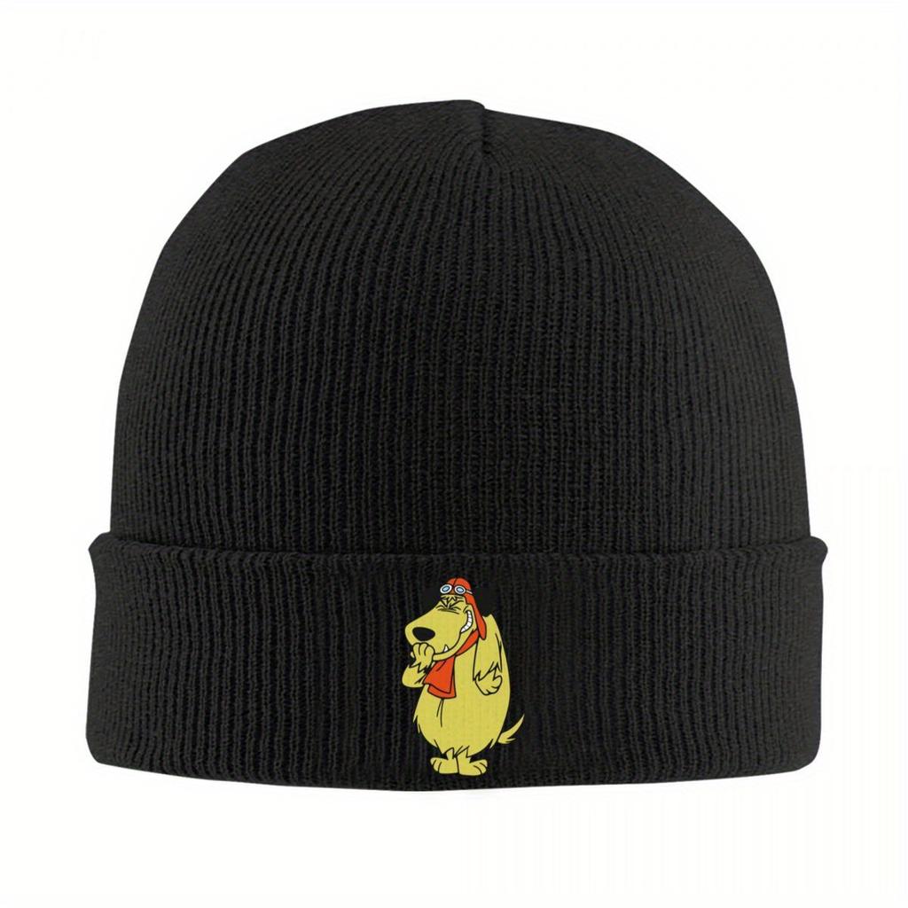 Nuovi Cappelli Lavorati a Maglia Wacky Races di Muttley Donna Unisex Berretto Invernale Cartone Animato Uncinetto Cappello Melone