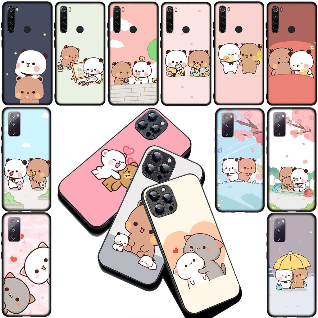 Bubus Dudus Panda Bear BubuDudus Cover for Samsung Galaxy S25 S24 S23 FE Ultra Plus S7 Edge S25+ S24+ A56 5G + Coque Phone Case