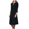 Women's Fashion Solid Colour Casual Long Sleeve Gold Velvet Dress