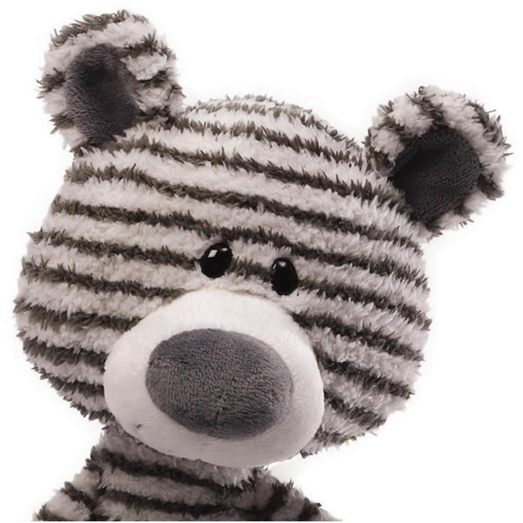 Gund Zag Teddy Bear, Black and White Stripe Plush Animal, 16 Inch