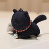 1 Stück 15 cm Mini-Kätzchen Plüschtiere Kawaii Orange Weiß Schwarze Katze Niedlicher Plüsch-Anhänger Puppe für Tasche Schlüsselanhänger Geschenk