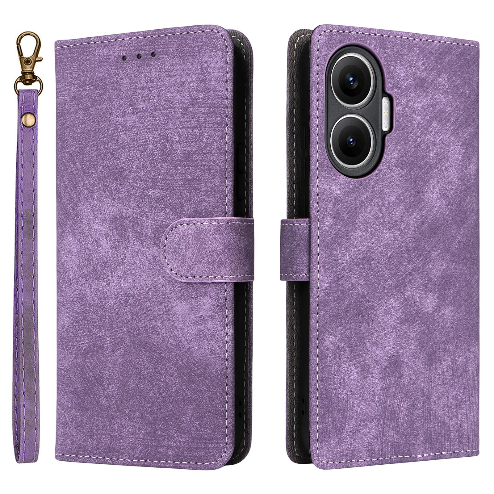 

For Xiaomi Redmi Turbo 4 Pro 5G/Poco F7 5G Case Wallet RFID Blocking PU Leather Phone Cover Stand with Strap E