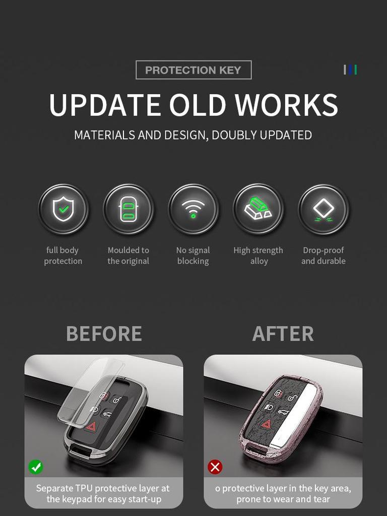 Land Rover Discovery, Range Rover Evoque, Discovery 4, Velar, Sport Key Fob Case