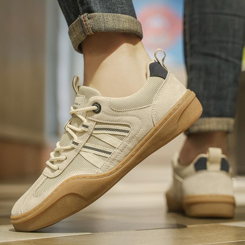 Sommer-Mesh atmungsaktiv Pendeln leicht weiche Sohle Forrest Gump Brettschuhe lässig Laufen Sport trendige Schuhe
