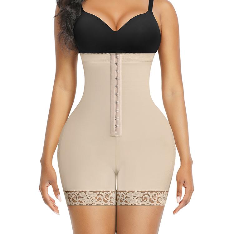 Women's High Waist Body Shaper Panties Stage 2/3 Shaper Adjustable Hooks Spandex Thigh Trainer Butt Lifter Large Stock Now