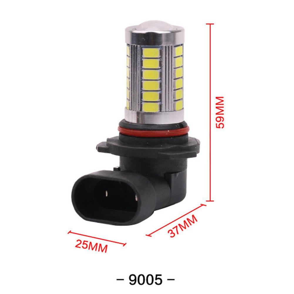 H4/H7/9005/9006 33SMD LED Car Headlight Bulb Daytime Running Light White Motorcycle Fog Lamp 1PC