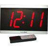 GEEMARC Deaf Alarm Clock - BD4000SS LED Clock - Large Display of Date, Time and Temperature