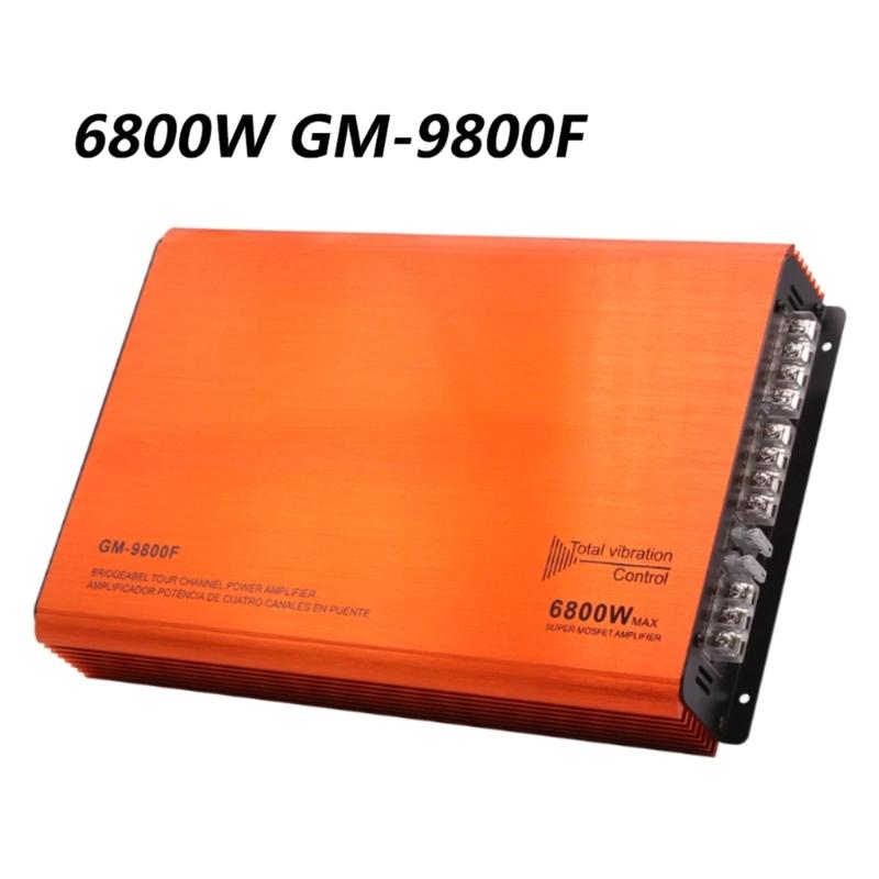 6800W Auto Sound Power Amplifier with Four Channels for  Immersive Listening Experience During Vehicle Gatherings