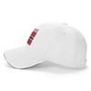 Personalized Norway Flag Baseball Cap Hip Hop Women Unisexs Adjustable  Dad Hat Autumn Snapback Caps