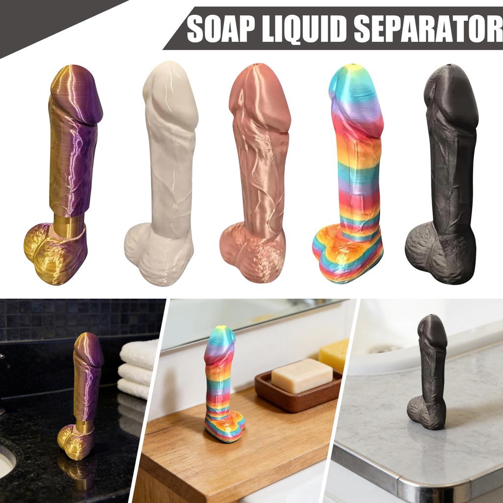 Grappige Zeep Lube Dispenser, Grappig Nieuwigheid Badkamer Accessoire, Herbruikbare Leuke Zeep Dispenser Voor Lotion, Shampoo En Meer, Grappig Cadeau Dat Werkt