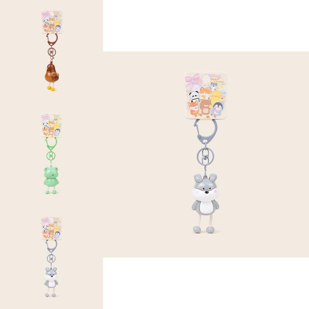 Pull The Foot Cat Frog Panda Dog Bear Animal Keychain For Cute Gift And Decor