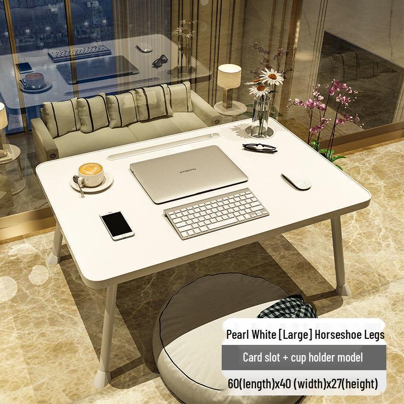 Folding Bedside Student Desk: Compact, Versatile Table for Bedroom or Dorm