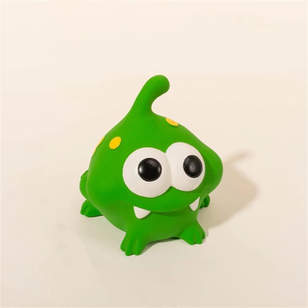 Dog Squeaky Rubber Toys Latex Chew Toy Puppy Sound Animal Bite Resistant Train Pet Supplies For Small Medium Dogs Teeth Cleaning