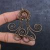 Octopus Handmade Copper Wire Wrap Jewelry Pendant 3.03" K6n03