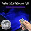LED car decorative lights USB Wireless Remote Music Control Multiple Modes voice controlled atmosphere RGB interior footwell New