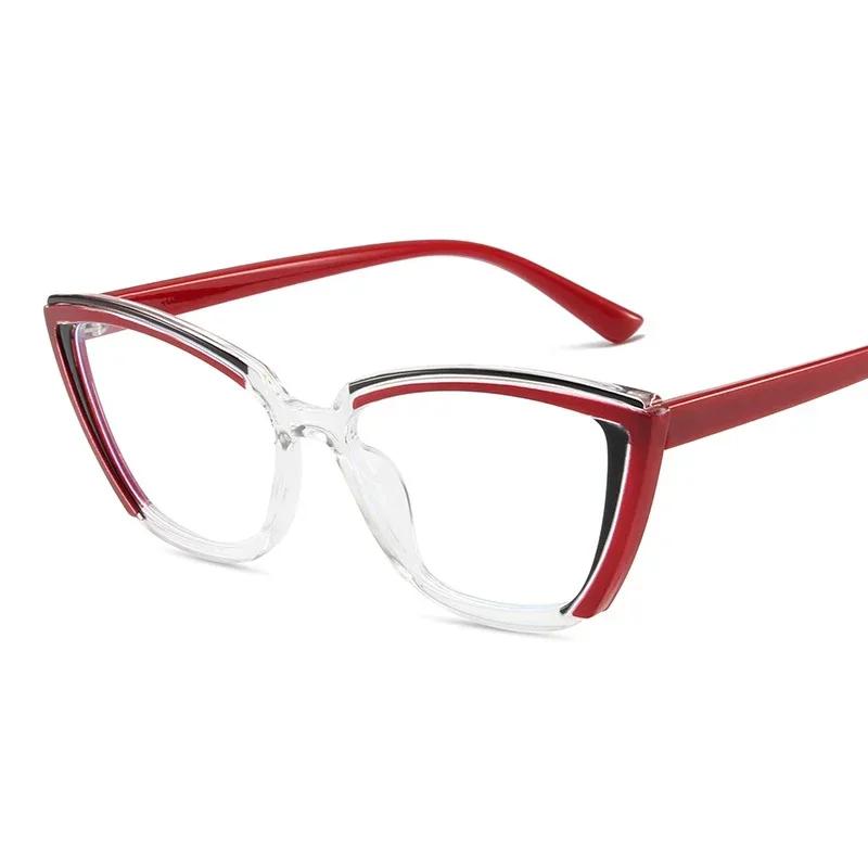 Stylish Cat Eye Glasses Women Men Transparent Eyewear Brand Designer Cute Clear Eyeglasses Fashion Optical Frame