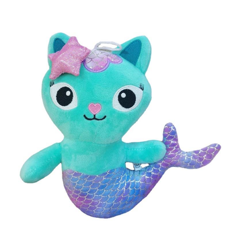 House Plush Doll Bear Kitten Mermaid Toy Doll