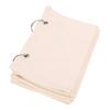 Blank Fabric Sketchbook Art Journal Portable Knitted Diary Book Spiral Binding for Drawing Writing Painting Scrapbooking With Unique Folding Beige