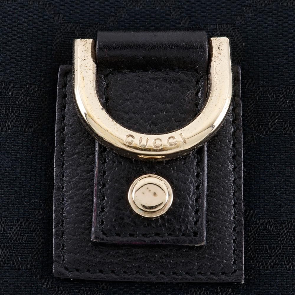 GUCCI Abbey Handbag 130739 Tote Bag black GG canvas Women Used