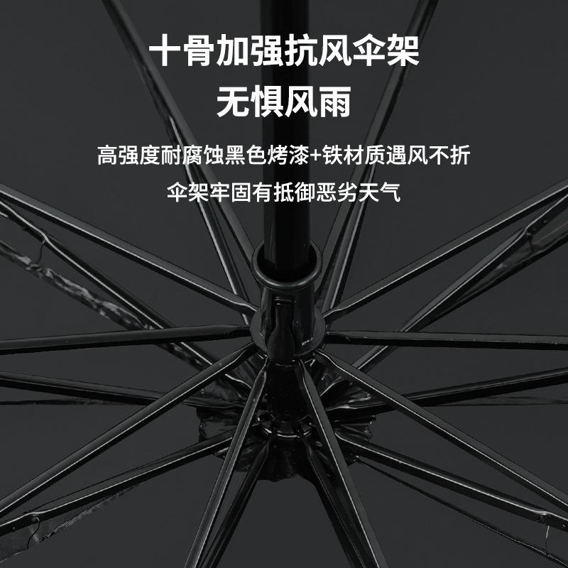 Automatic umbrella rain and rain women's large folding umbrella wind and sun protection UV protection sunshade vinyl sun umbrella