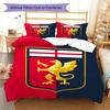 Genoa C.F.C Bedding Quilt Set Quilt Cover Pillowcase Home Decoration Birthday Gift (1 * Duvet Cover + 2 * Pillowcase, Without Core)