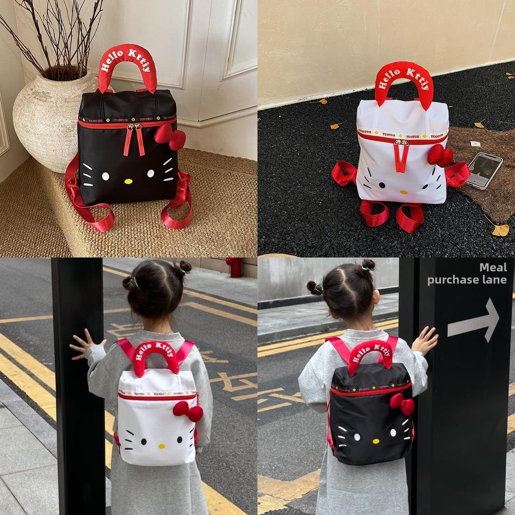 Kids Cartoon Backpack With Breathable Oxford Fabric For Kindergarten Use