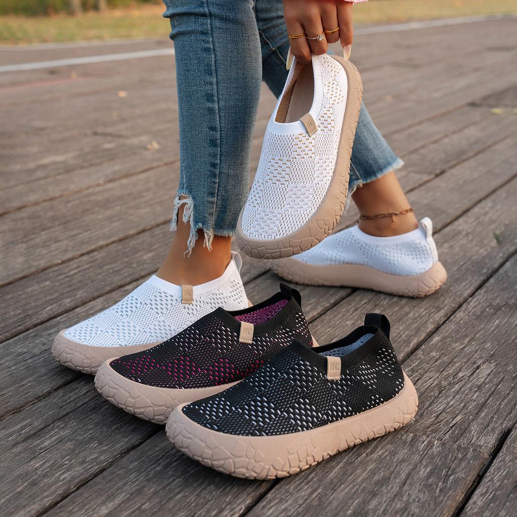 Inner Heightening Shoes For Women With Thick Sole And Breathable Fabric For Daily Comfort