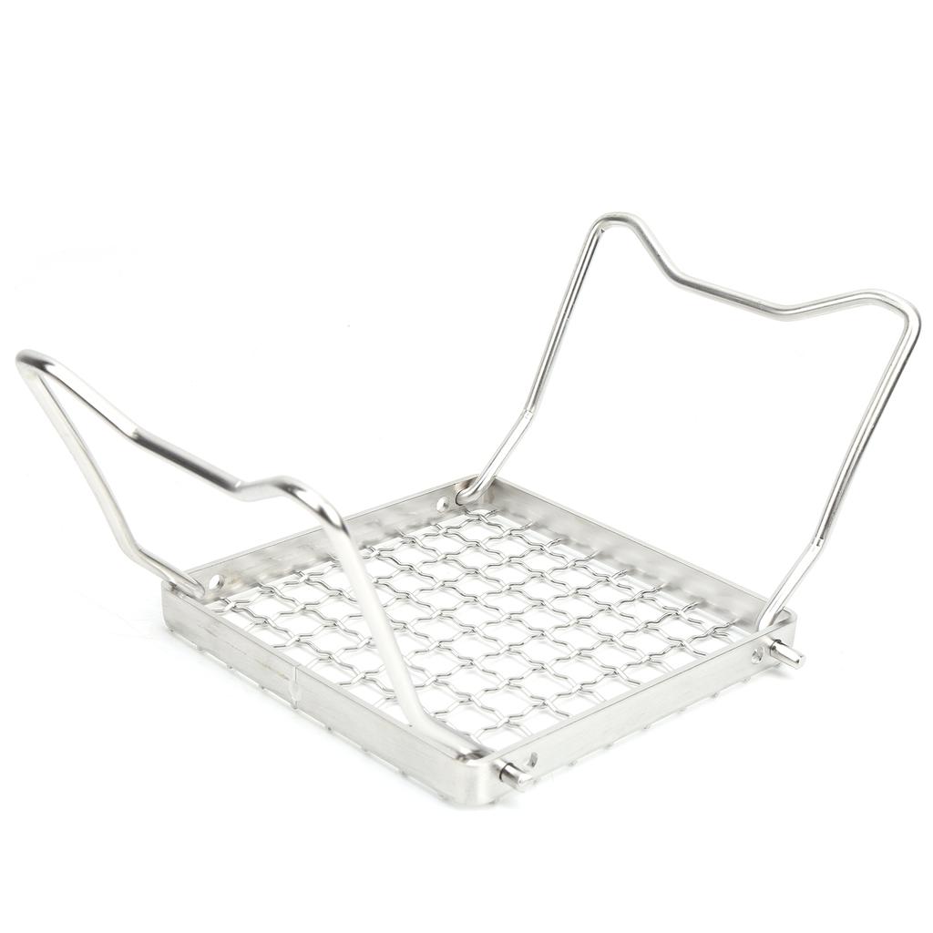 Stainless Steel Outdoor Barbecue Stove Folding Grill BBQ Camping Burning Firewood Stove