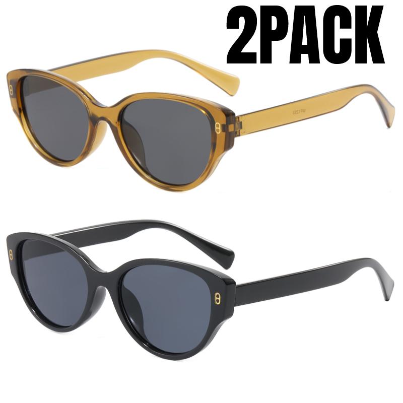 Fashion Women's High End Cat's Eye Street Po Sunglasses INS Trend Light Luxury Brand Beach Mirrors Outdoor Sunvisors UV400