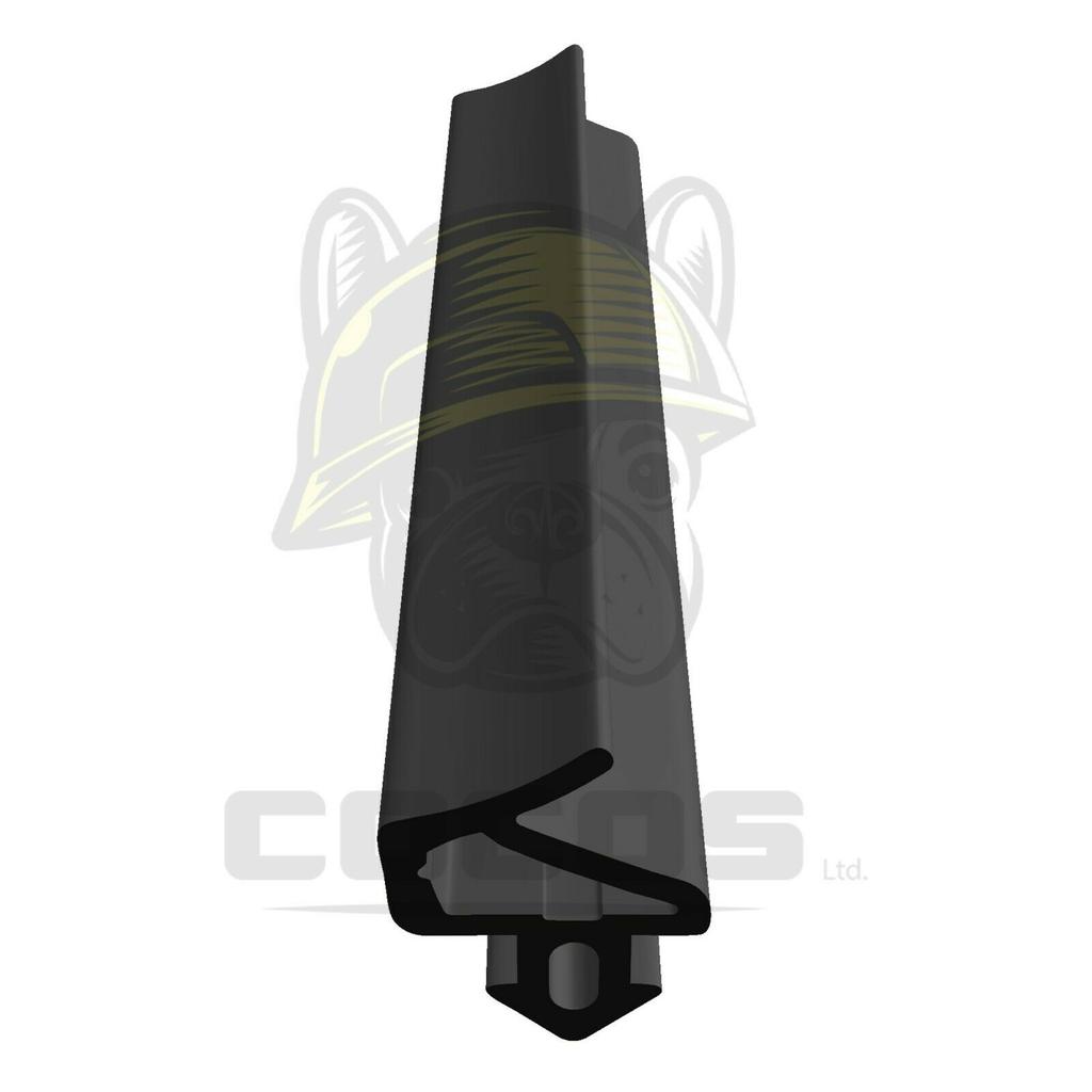 Seal for PVC windows S-1251 SALAMANDER BLACK 1m