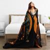 Punch Monkey Comic Style Art Fuzzy Blankets Funny Throw Blankets for Bed Sofa Couch 200x150cm Quilt,