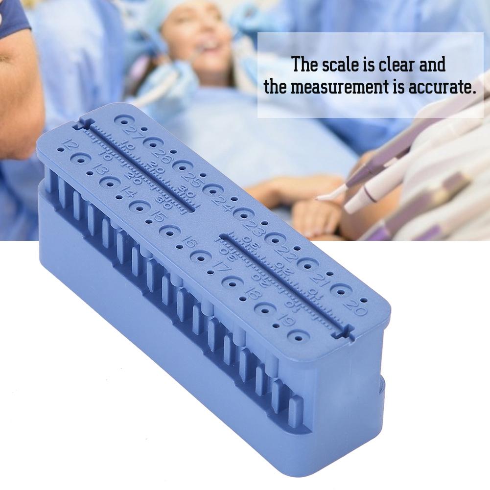 Dental Endo Block Files Measuring Tools Endodontic Ruler Test Board
