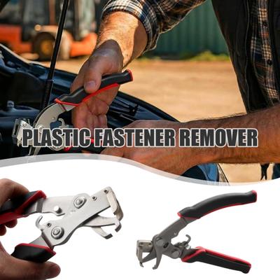 Alicate Removedor de Clips de Carro Ferramenta de Desmontagem Ferramenta de Remoção de Clips de Carro Resistente com Mola Alicate Multifuncional para Clips de Painel Automotivo para Carros Painel de Porta